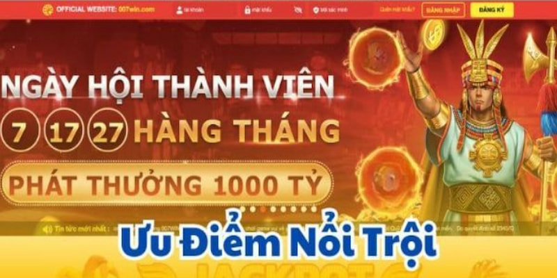 Những ưu điểm của sảnh thể thao CMD368 007WIN